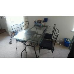 Glass Dining Table