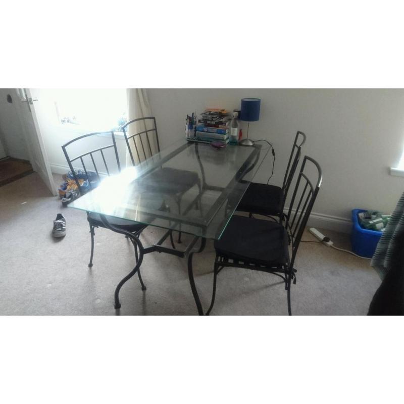 Glass Dining Table