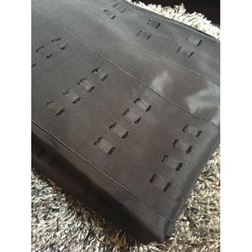 Black 76 X 42 curtains