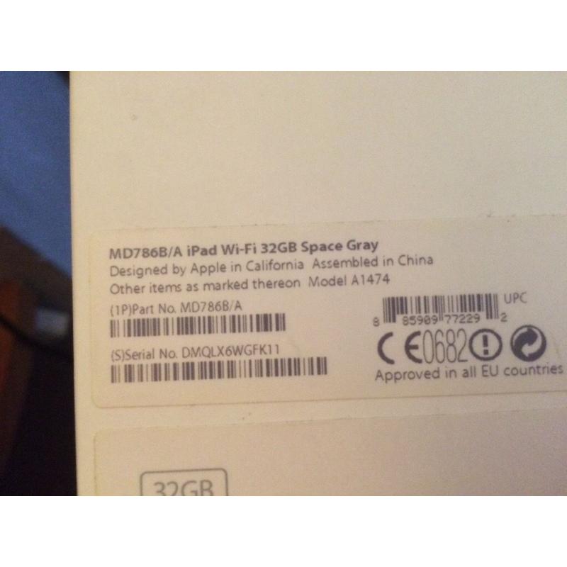 IPAD AIR32 gb