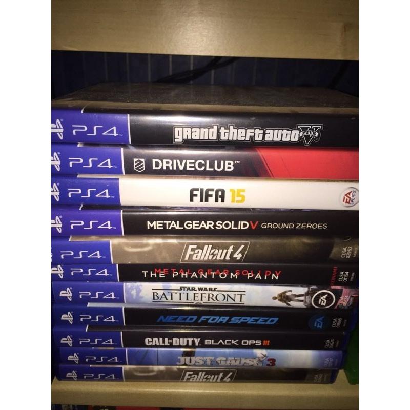 Ps4 1TB 11 games