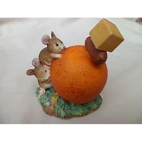 Border fine arts 3 Mice ornaments