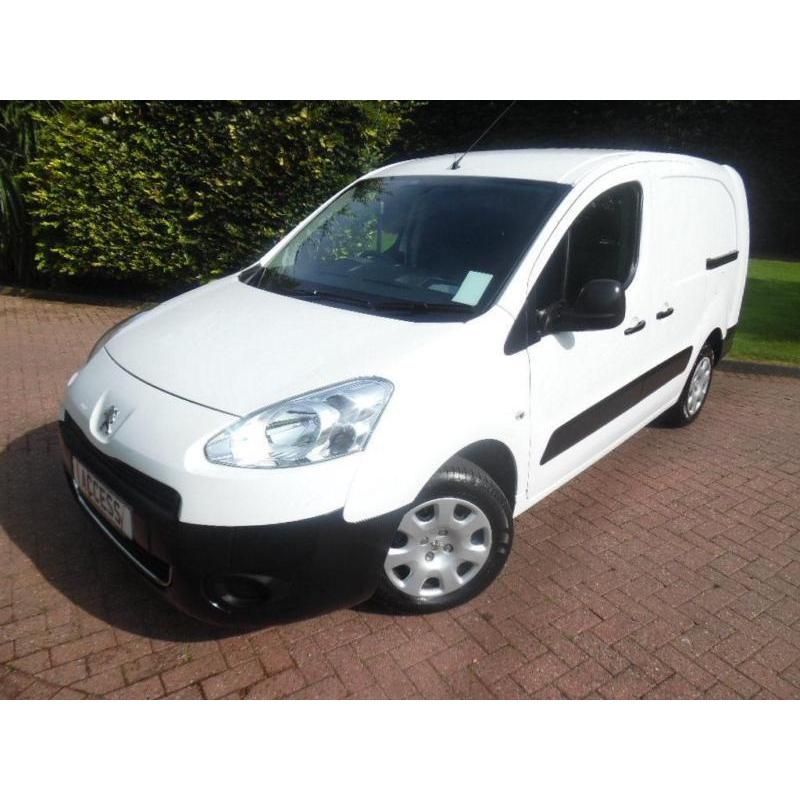 2013/63 Peugeot Partner S L2 1.6HDi LWB 5 SEAT CREW VAN