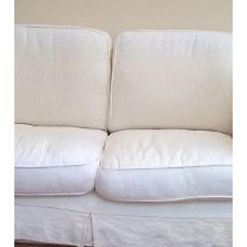 sofa 2 seater. cream. immaculate.