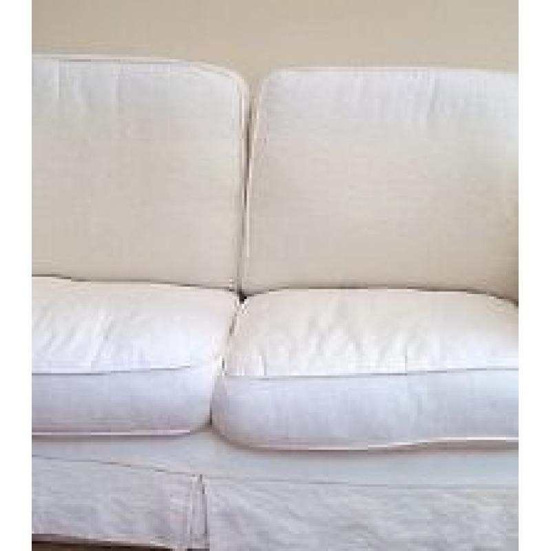 sofa 2 seater. cream. immaculate.
