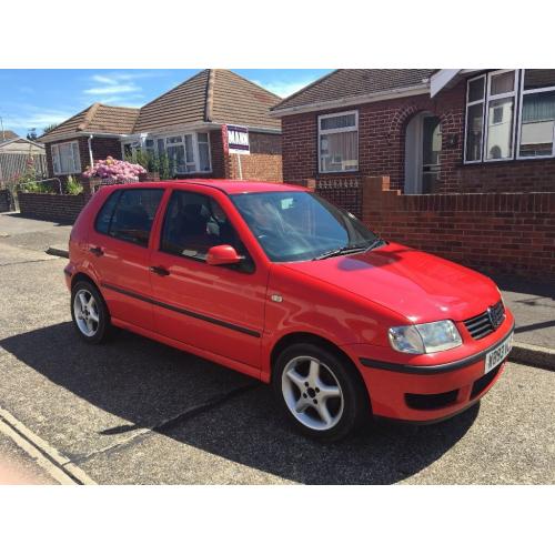 Volkswagen polo 6n 1.9 Sdi diesel red 5 door
