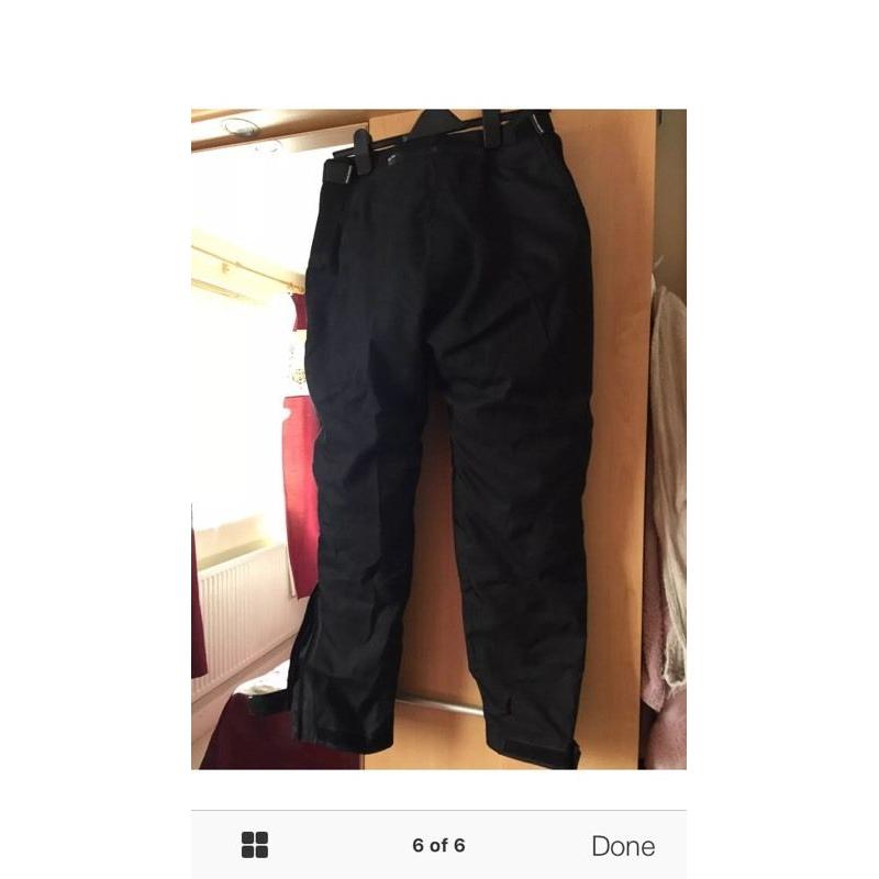 Ladies motorbike motor cycle trousers