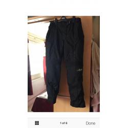 Ladies motorbike motor cycle trousers