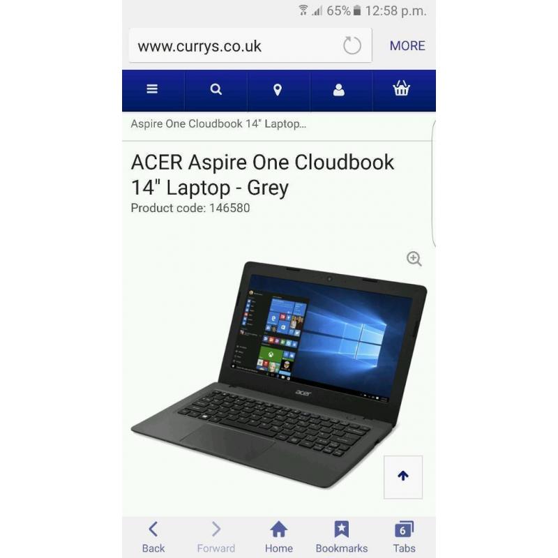 Acer one cloudbook