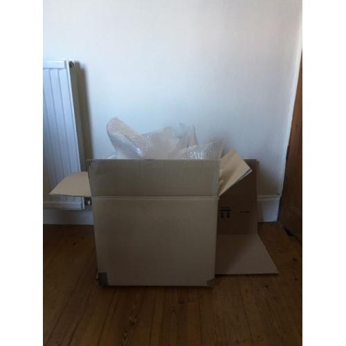 Boxes and bubble wrap