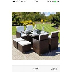 Rattan garden outdoor