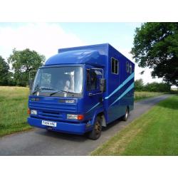 Leyland DAF 45/150 Turbo P reg 7.5 tonne Horsebox