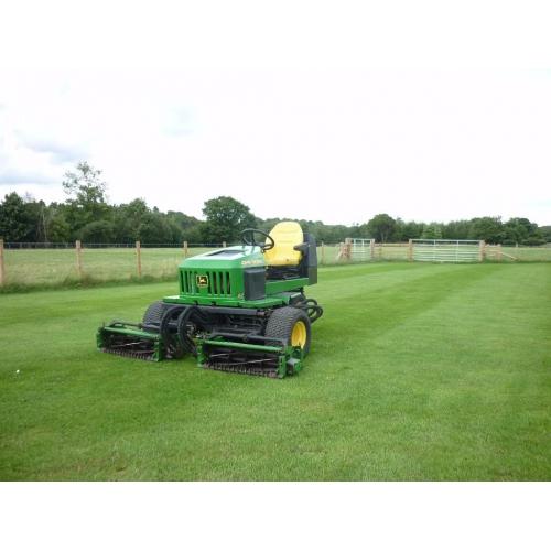 JOHN DEERE 2653A RIDE ON TRIPLE CYLINDER MOWER RIDE ON TRACTOR NO VAT