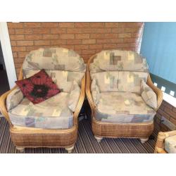 Cane conservatory furniture