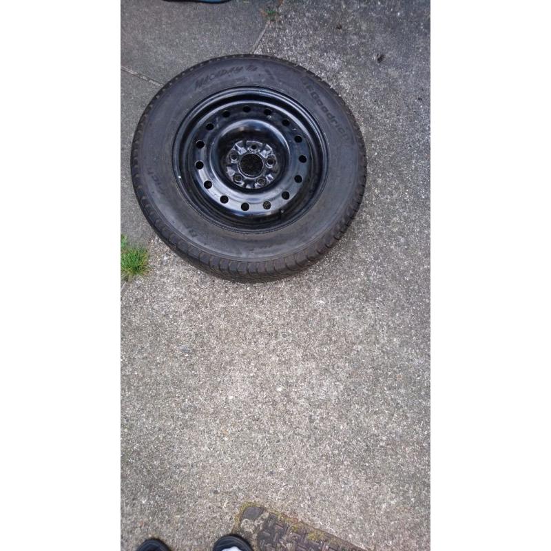 Nisssan Xtrail Extra tyre tyre size 21 65 16