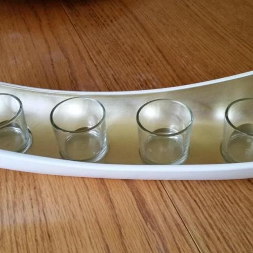 Partylite Embrace Centrepiece Votive holder with box