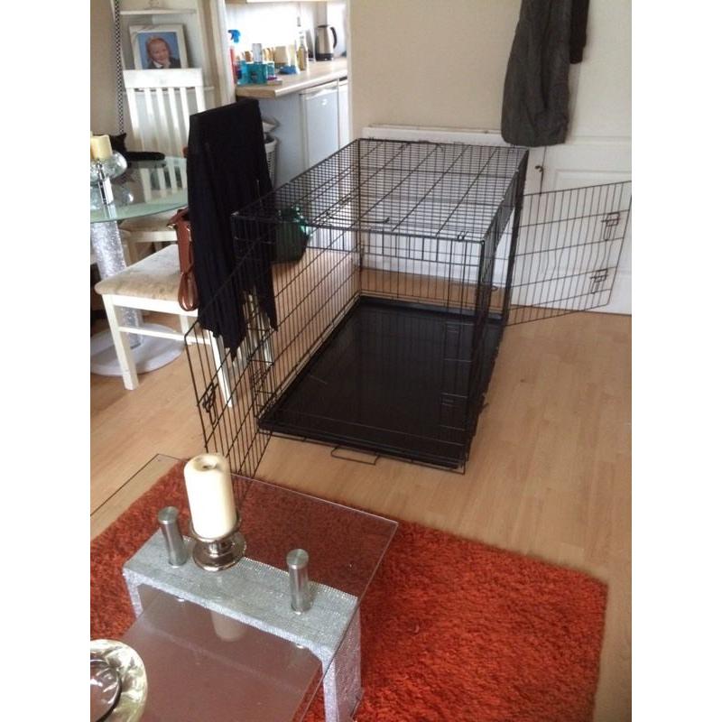 Large dog cage