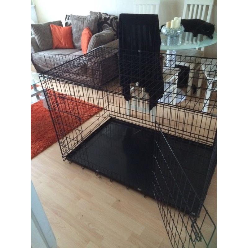 Large dog cage