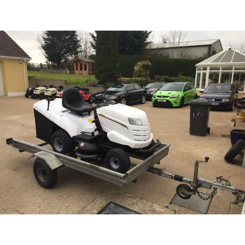 TILT BED TRAILER GALVANISED IDEAL FOR RIDE-ON TRACTORS, LAWNMOWERS, JET SKI, QUADS, BOATS