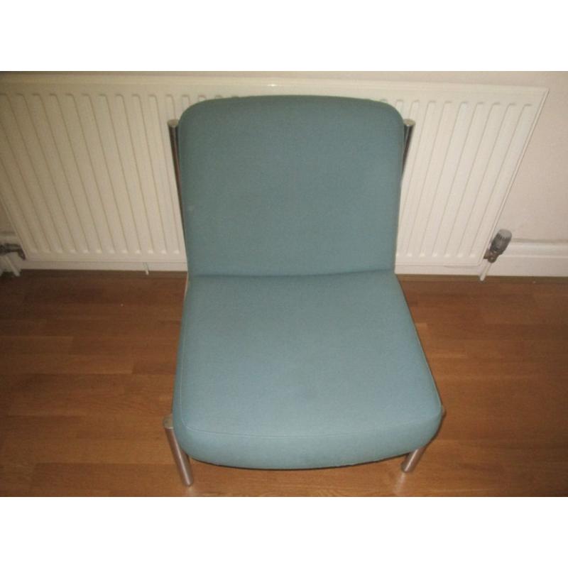 Chair with chrome frame