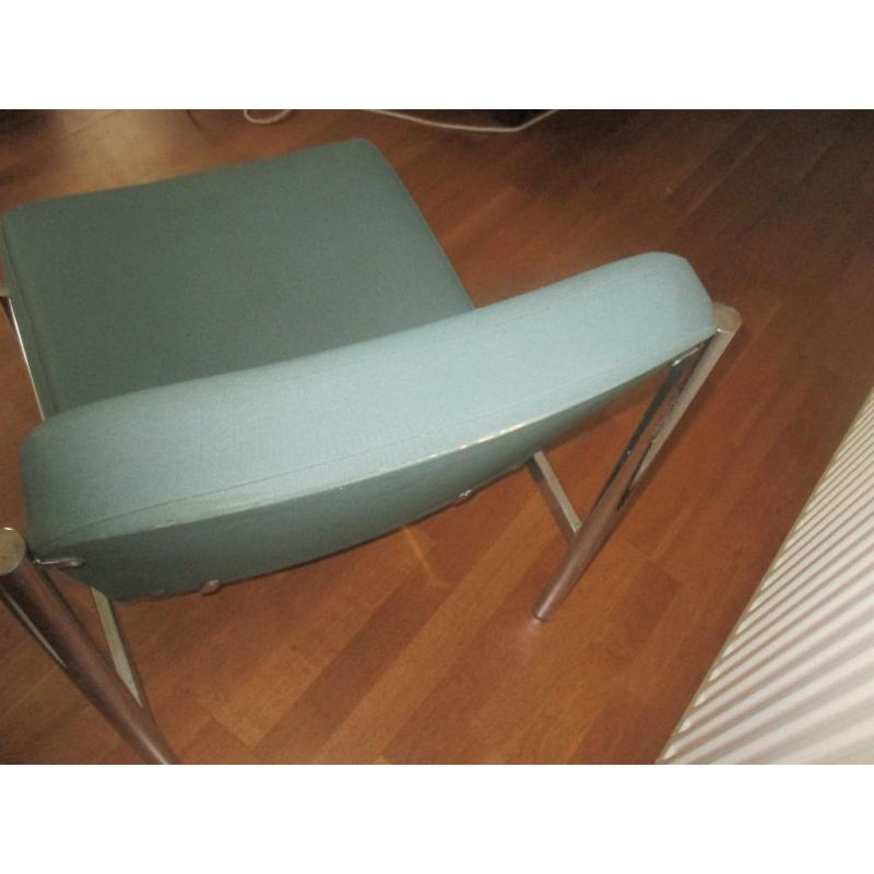 Chair with chrome frame