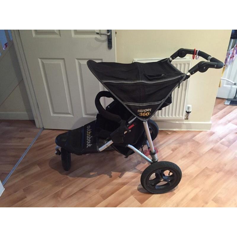 Out N About Nipper 360 v3 Single in Black