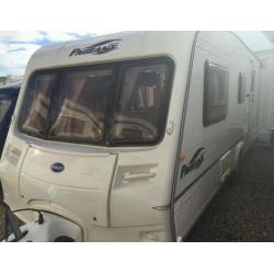 Bailey pageant moselle 2005 4 berth touring caravan