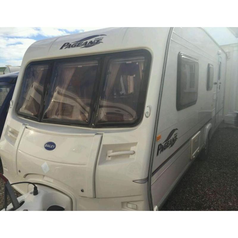 Bailey pageant moselle 2005 4 berth touring caravan