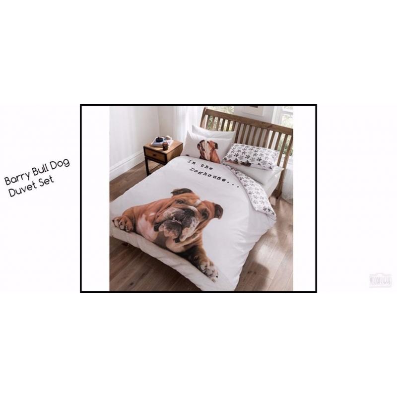 Barry Bull Dog Duvet Set