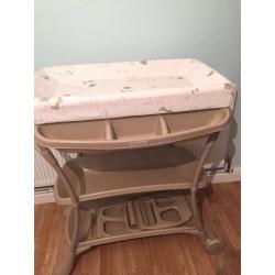 mamas and papas nappy changing and bath unit 8 months old open to offers