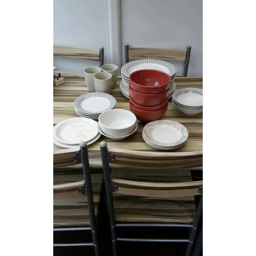 Plates cups ect