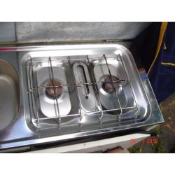 Trailer tent Suncamp 400 SE. Excellent condition with kitchen extension, sink and stove.