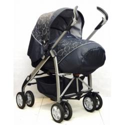 Silver Cross 3D Pushchair & Pram System - Charcoal