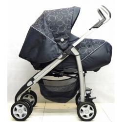 Silver Cross 3D Pushchair & Pram System - Charcoal