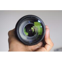 Nikon 55-300mm telephoto/zoom lens and hood