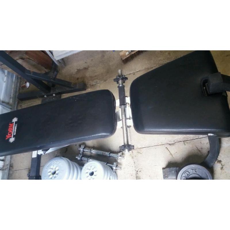 Weights and Bench