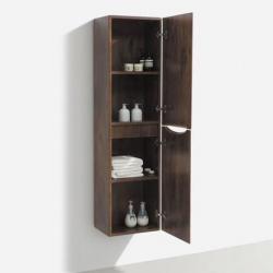 Bathroom tall hanging unit Chestnut