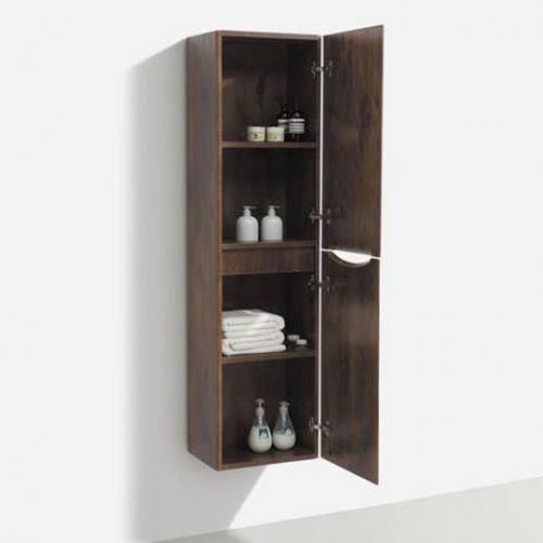 Bathroom tall hanging unit Chestnut