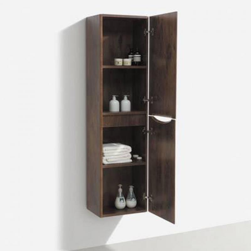Bathroom tall hanging unit Chestnut