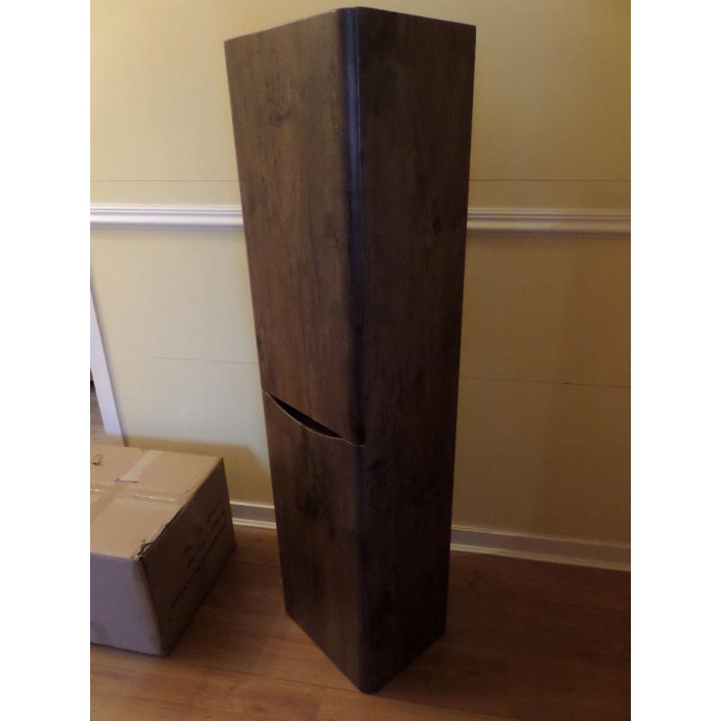 Bathroom tall hanging unit Chestnut