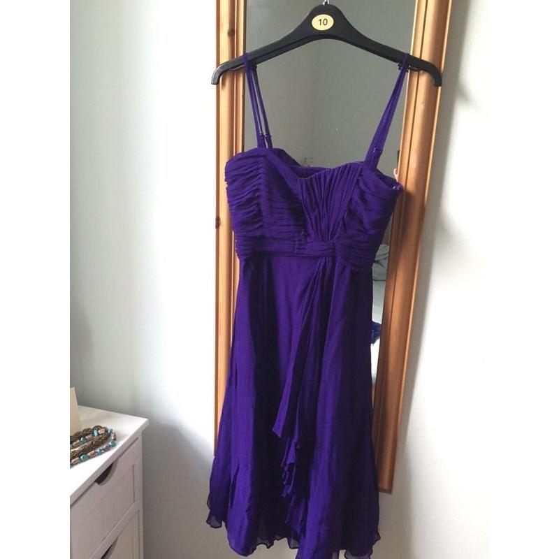 Coast Purple Dress Size 8