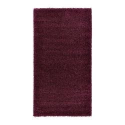 ÅDUM Rug, high pile, lilac, 80x150 cm