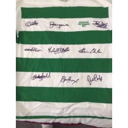 LISBON LIONS SIGNED SHIRT BY 9 PLAYERS
