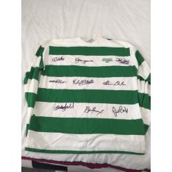 LISBON LIONS SIGNED SHIRT BY 9 PLAYERS