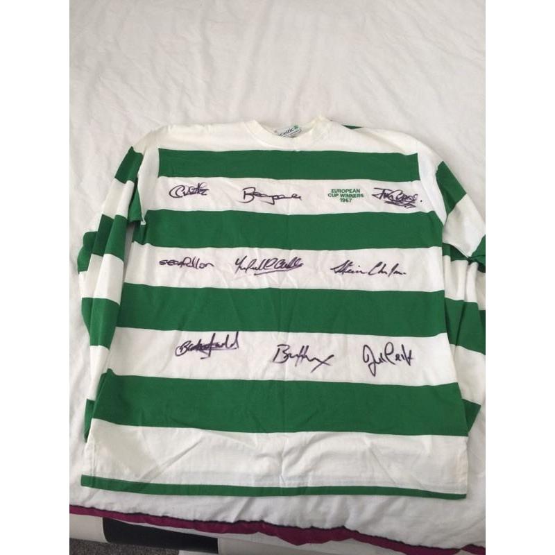 LISBON LIONS SIGNED SHIRT BY 9 PLAYERS