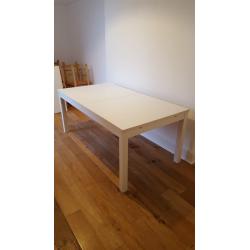 extending dinning table &10 chairs