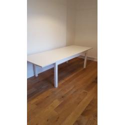 extending dinning table &10 chairs