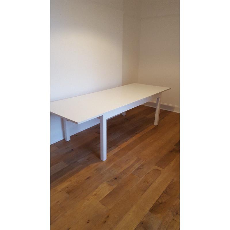 extending dinning table &10 chairs