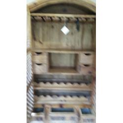 HANDCRAFTED MEXICAN DRINKS BAR/CABINET