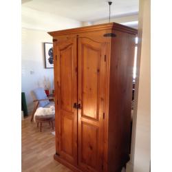 Classic Retro Real Wood Wardrobe